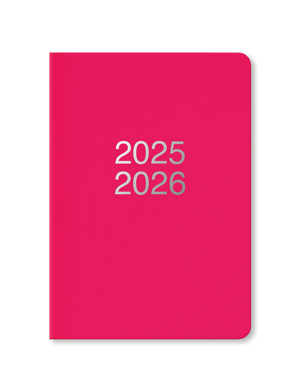 Letts Dazzle A5 Week to View Planner 2025-2026 - Multilanguage 26-030358 #color_dazzle-pink