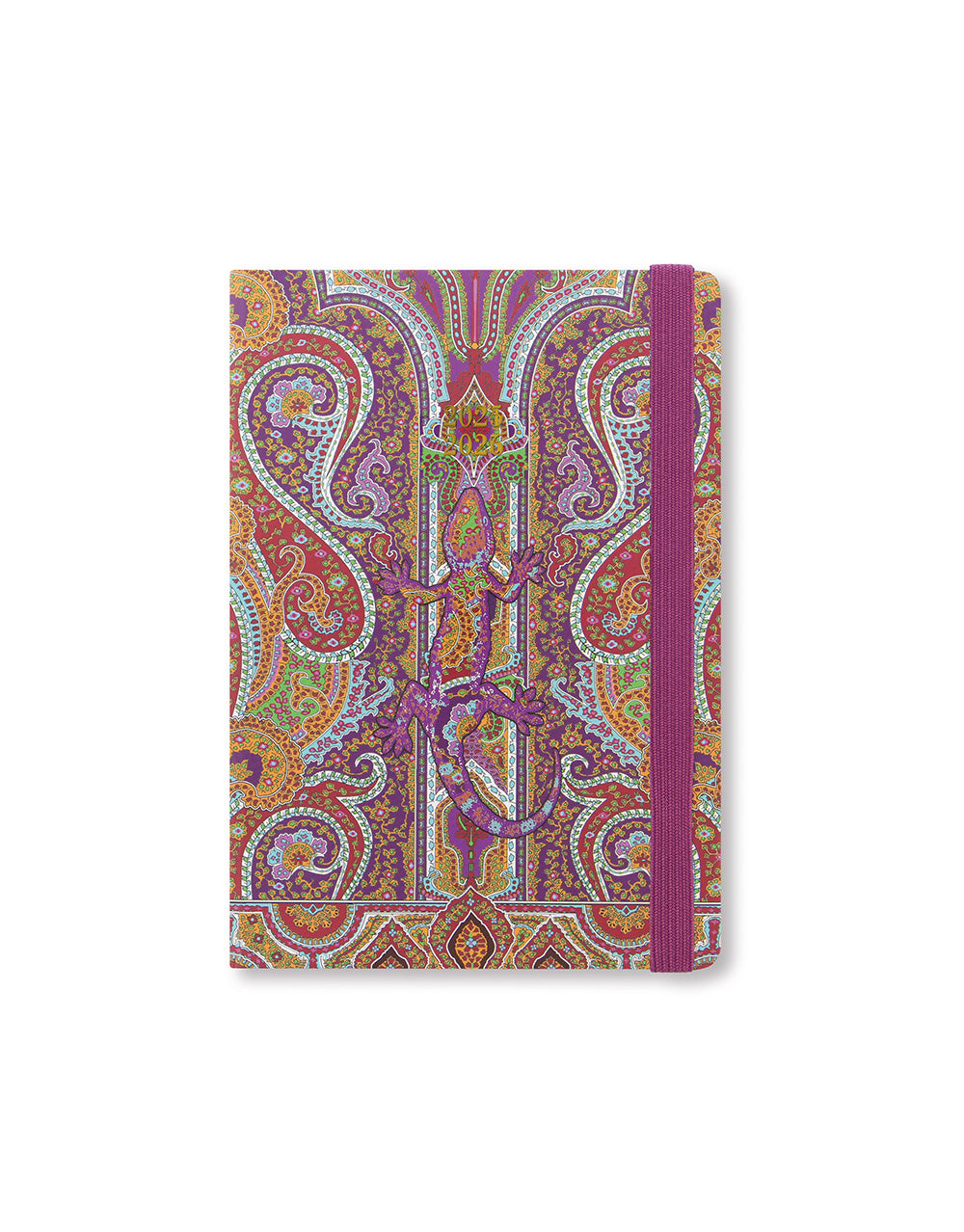 Letts Paisley A6 Week to View Planner 2025-2026 - Multilanguage 26-030850 #color_salamander