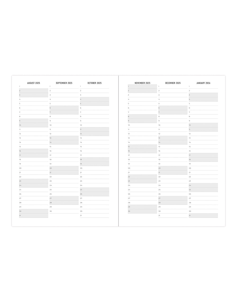 Letts Daisies A5 Week to View Planner 2025-2026 - Multilanguage 26-031865 #color_daisies-blue