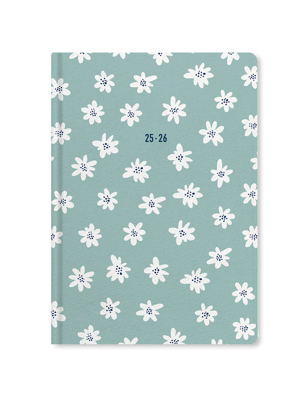 Letts Daisies A5 Week to View Planner 2025-2026 - Multilanguage 26-031866 #color_daisies-mint