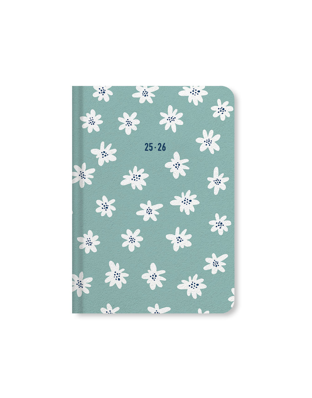 Letts Daisies A6 Week to View Planner 2025-2026 - Multilanguage 26-031869 #color_daisies-mint