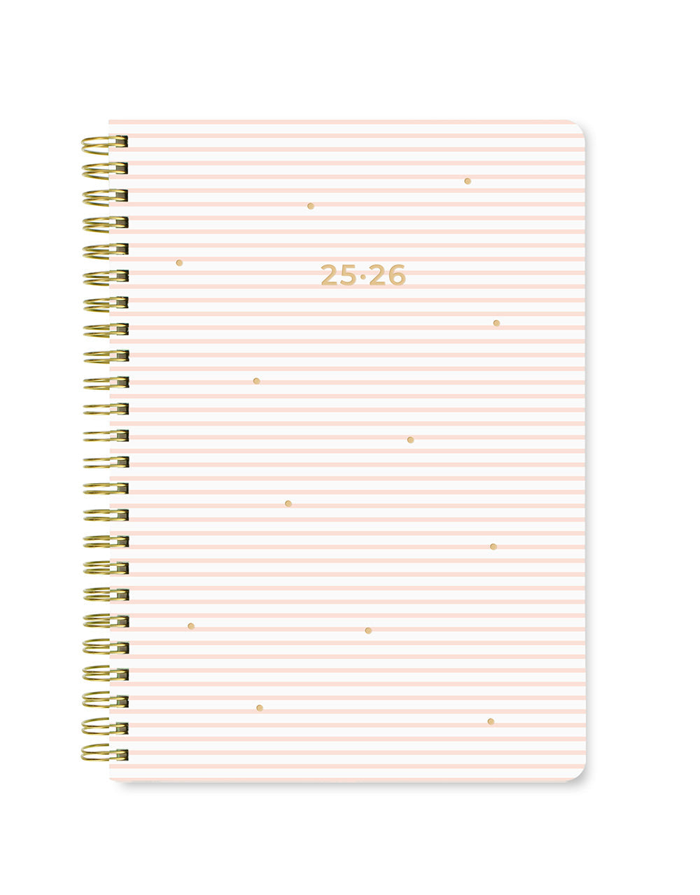 Letts Stripes A5 Week to View Planner 2025-2026 - Multilanguage 26-031875 #color_pink