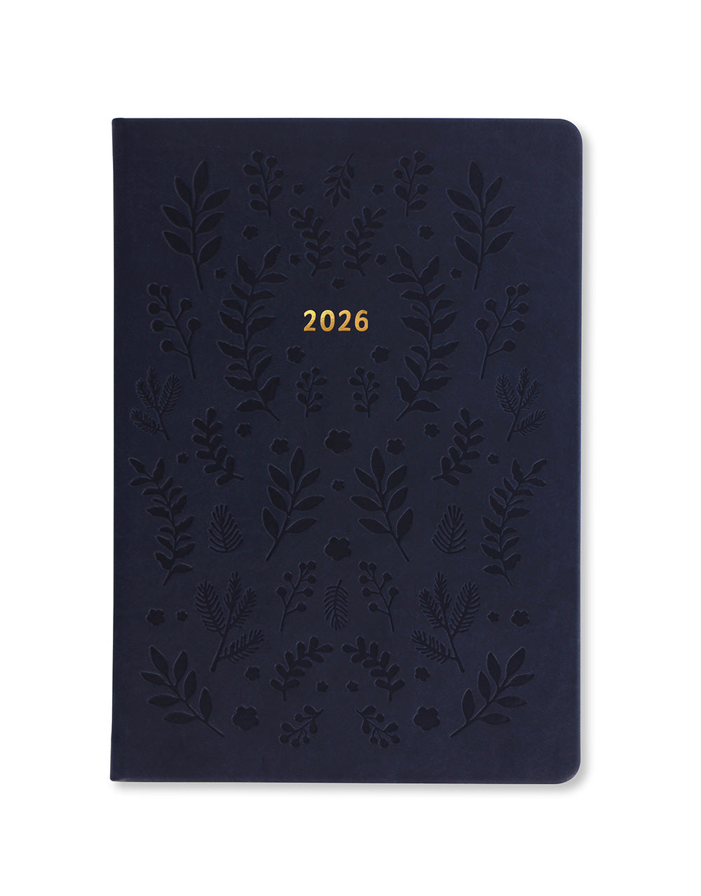 Letts of London Woodland A5 Week to View Planner 2026 - Multilanguage Navy 26-082165 #color_woodland-navy