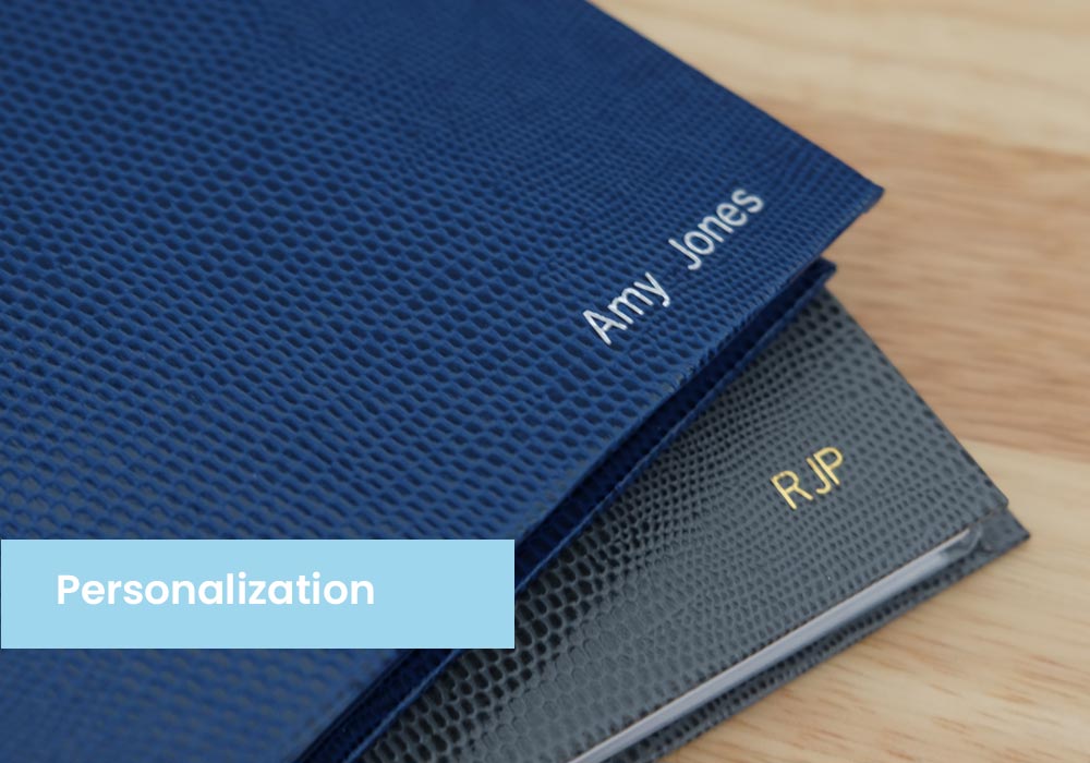 Personalize your Notebook and Planners on Blueline.