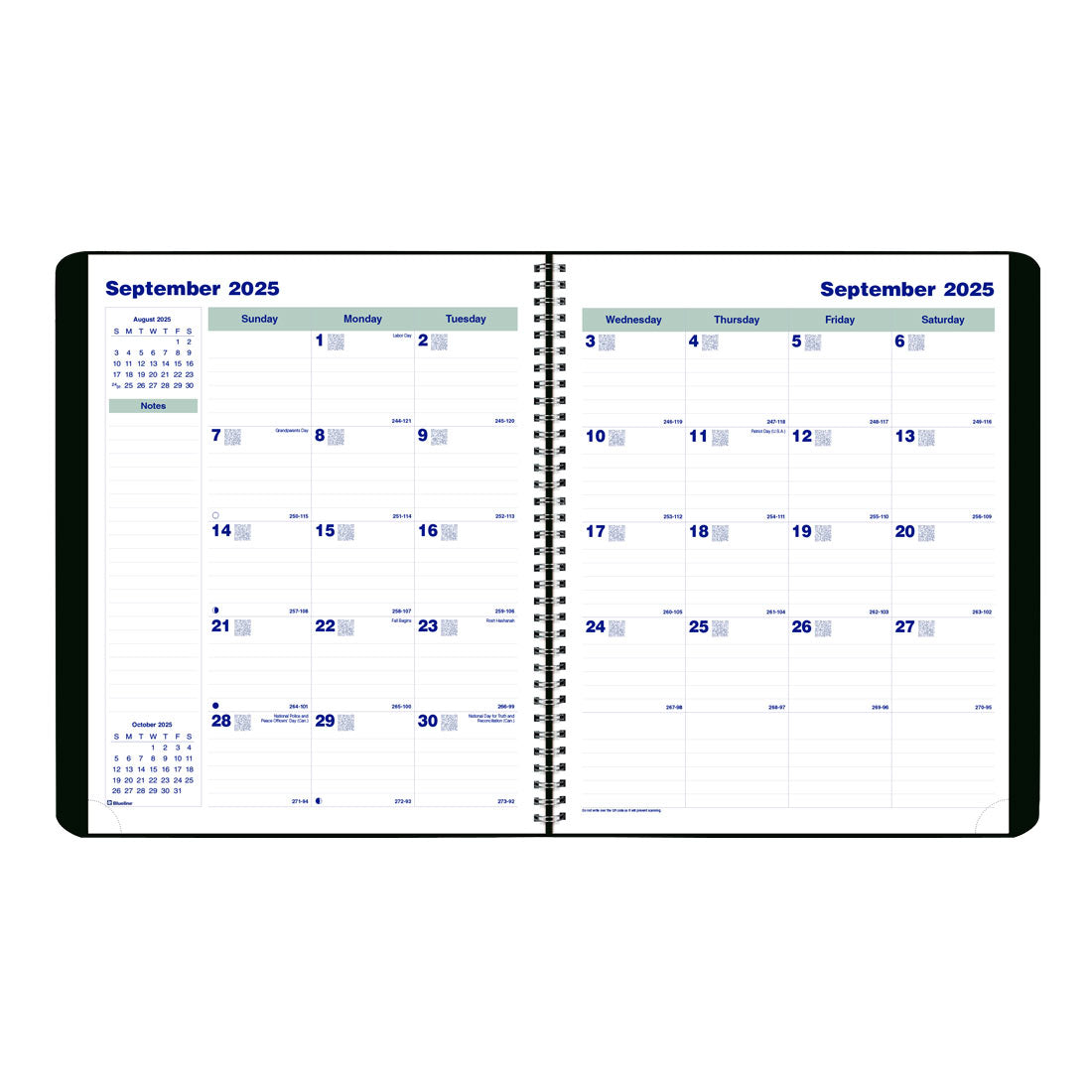 Blueline Essential Plan & Link™ Monthly Planner, Black, 2026 C1512.81T-26