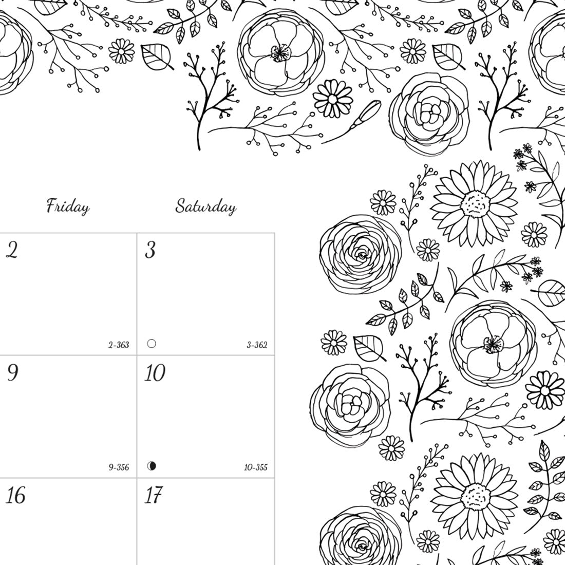 Blueline DoodlePlan™ Coloring Desk Pad Calendar, 2026 C2917311-26
