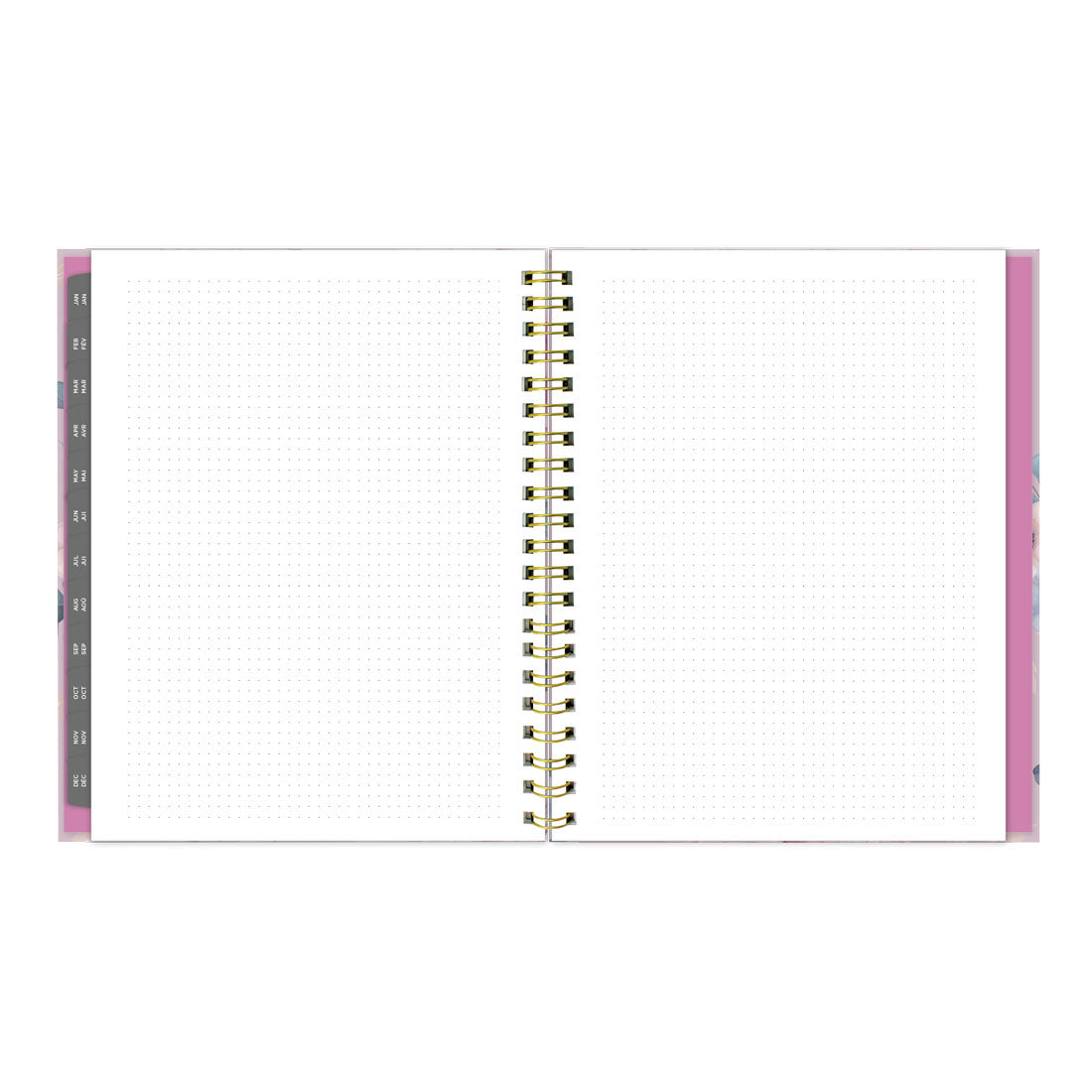 Blueline Lavender Floral Weekly/Monthly Planner 2026, Trilingual C37110B.01-26