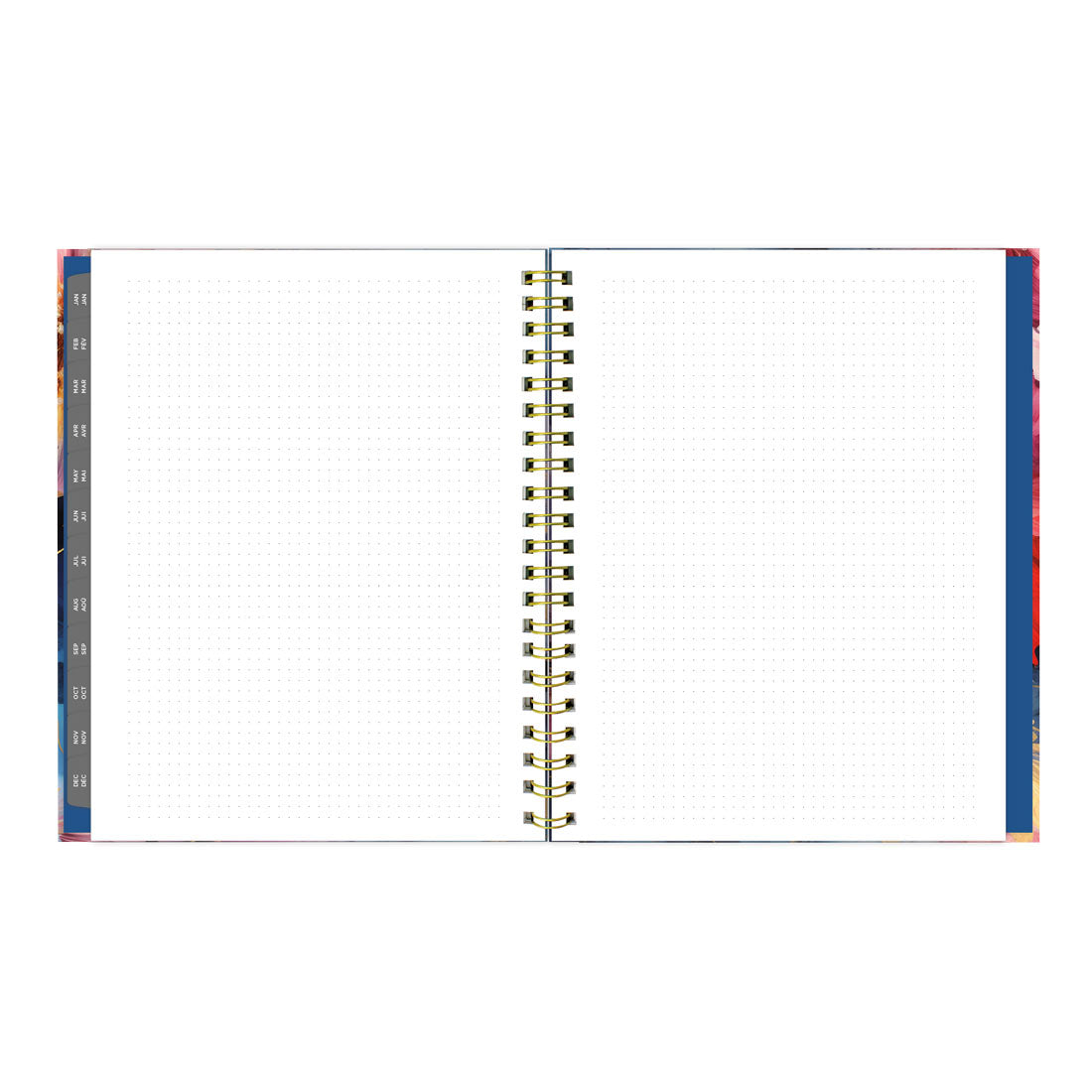 Blueline Midnight Floral Weekly/Monthly Planner 2026, Trilingual C38110B.01-26