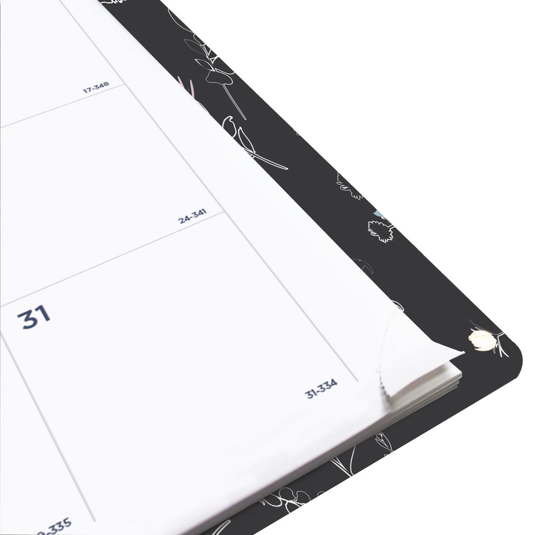 Blueline Dramatic Floral Monthly Planner 2026 C701G.01-26