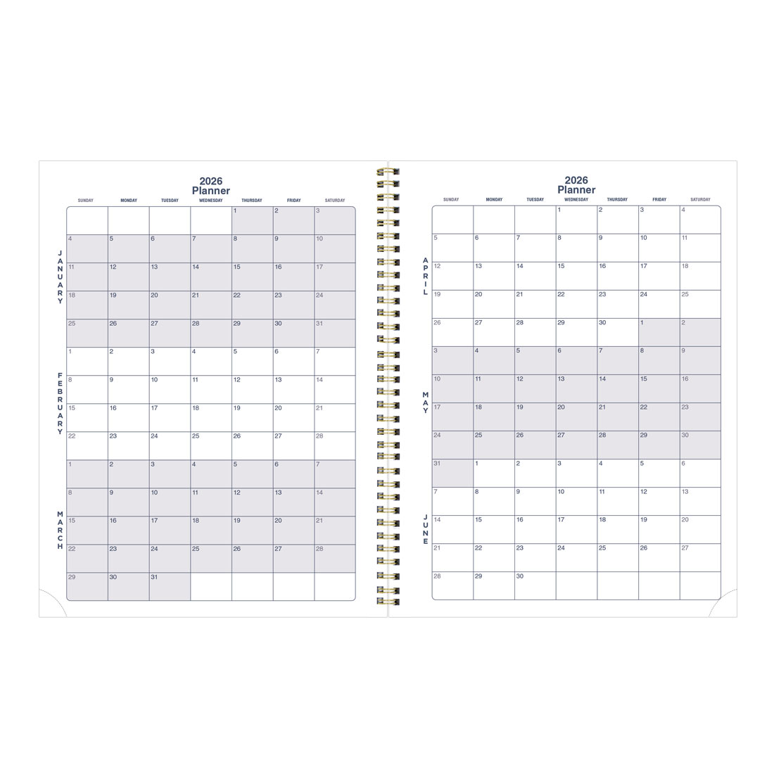 Blueline Minimalist Monthly Planner 2026 C701PT.ASX-26