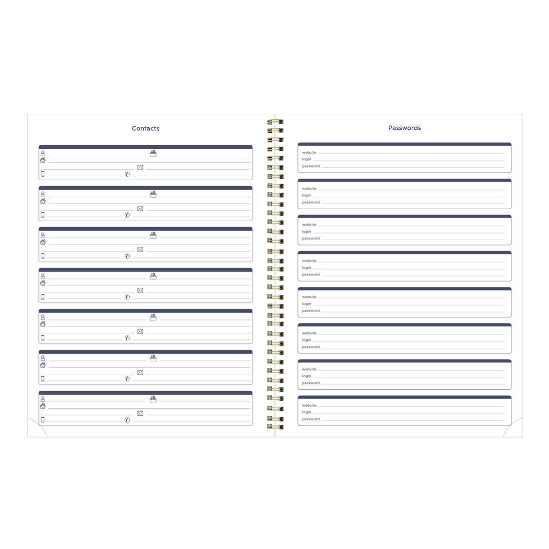 Blueline Minimalist Monthly Planner 2026 C701PT.ASX-26