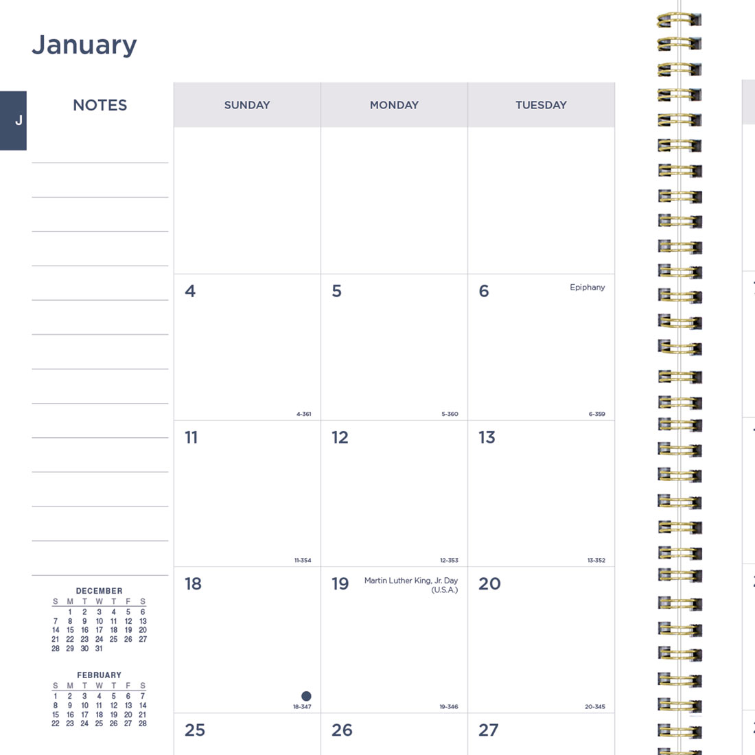 Blueline Minimalist Monthly Planner 2026 C701PT.ASX-26