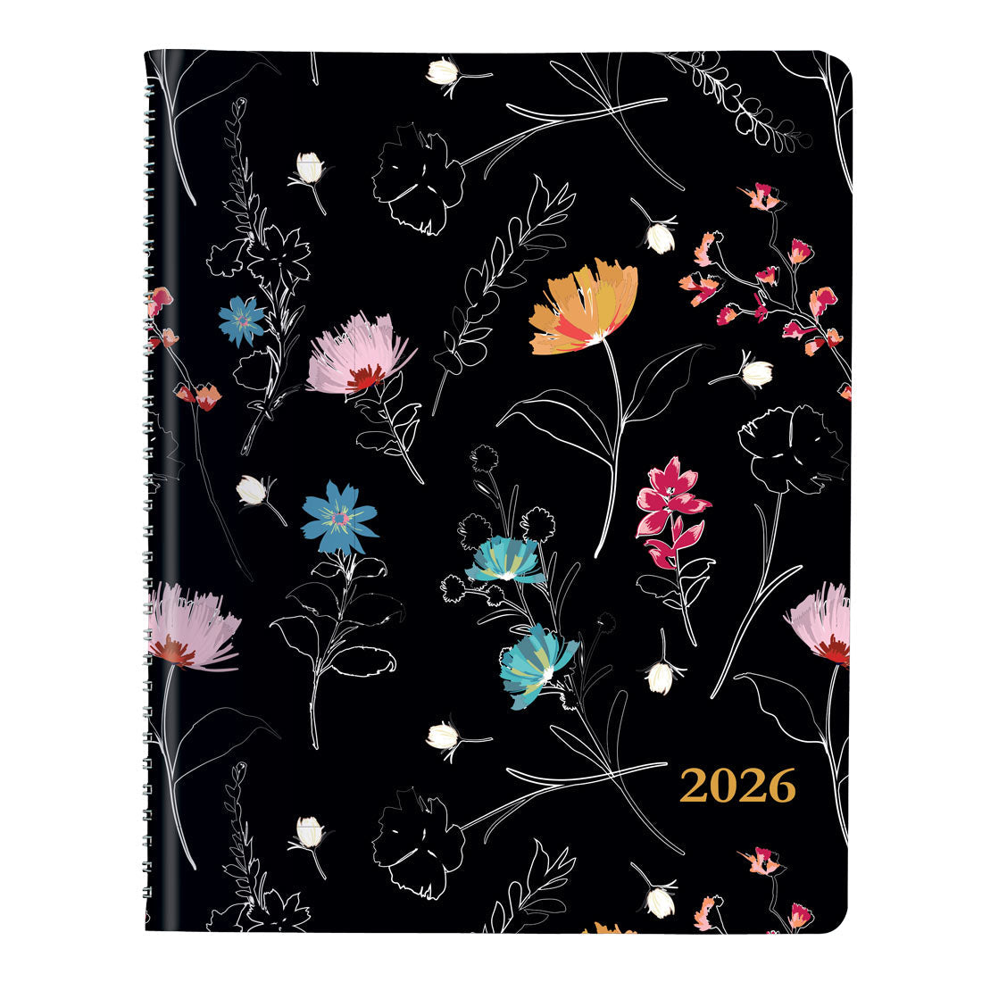 Blueline Dramatic Floral Weekly/Monthly Planner 2026 C958G.01-26