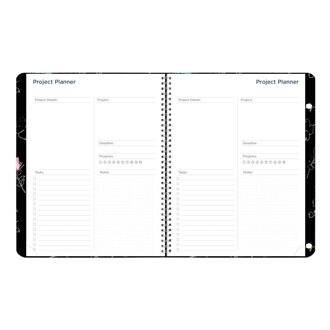 Blueline Dramatic Floral Weekly/Monthly Planner 2026 C958G.01-26