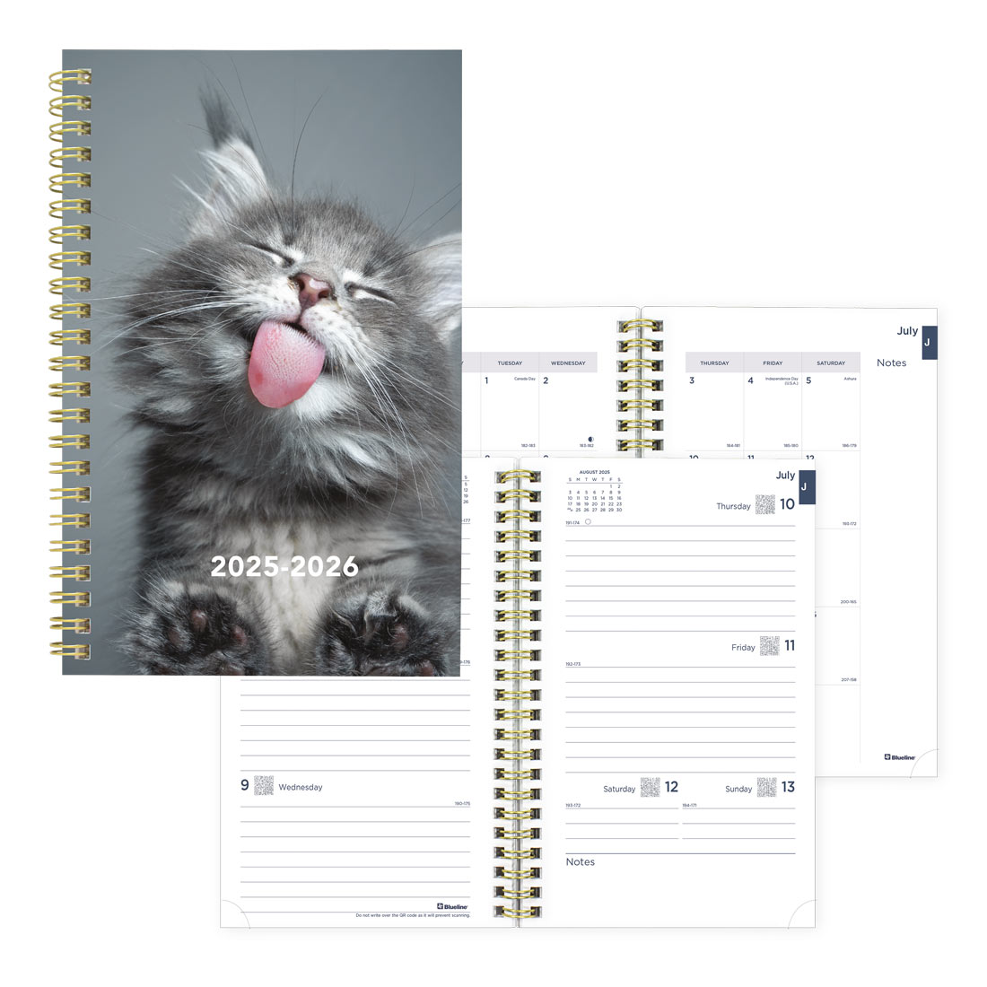 Academic Weekly Planner, Animal, 2025-2026, Blueline CA114PA-26 #color_cat
