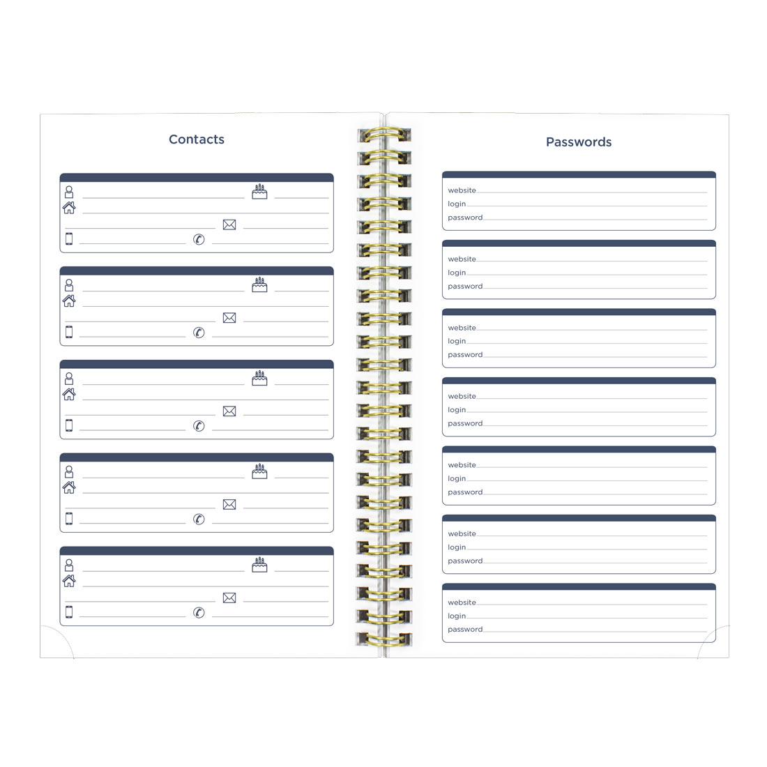 Academic Weekly Planner, Animal, 2025-2026, Blueline CA114PA-26 #color_cat