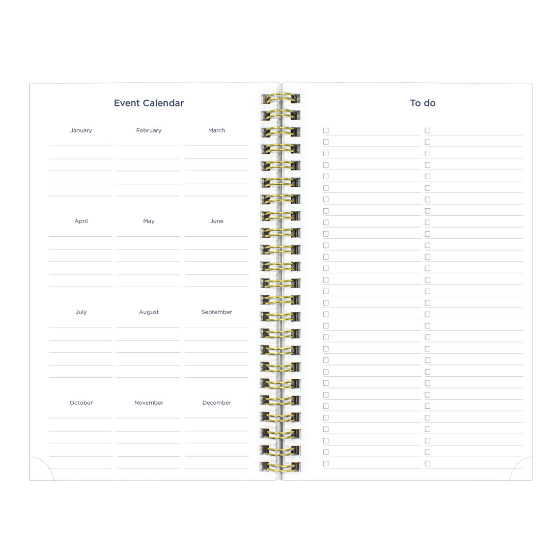 Academic Weekly Planner, Marble, 2025-2026, Blueline CA114PI-26 #color_marble-green