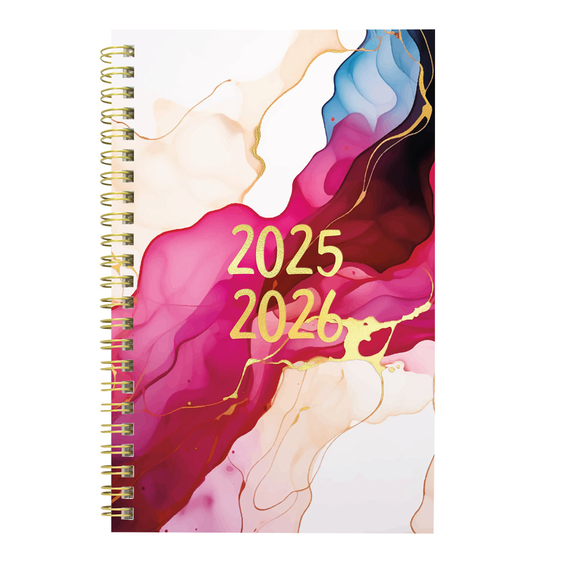 Academic Weekly Planner, Marble, 2025-2026, Blueline CA114PI-26 #color_marble-pink