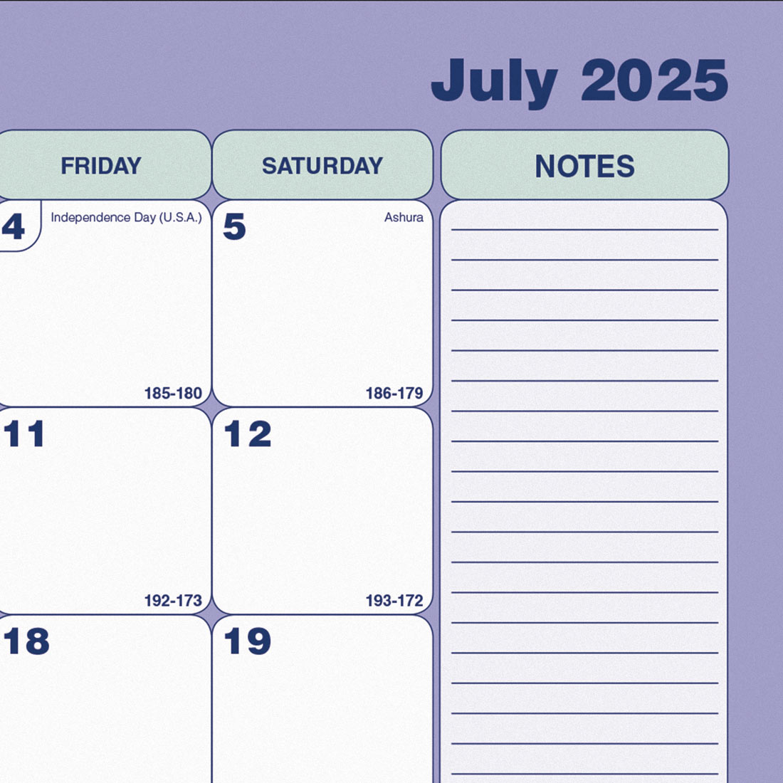 Academic Monthly Desk Pad, 13 Months, 2025-2026, Brownline CA181721-26 #color_default-title