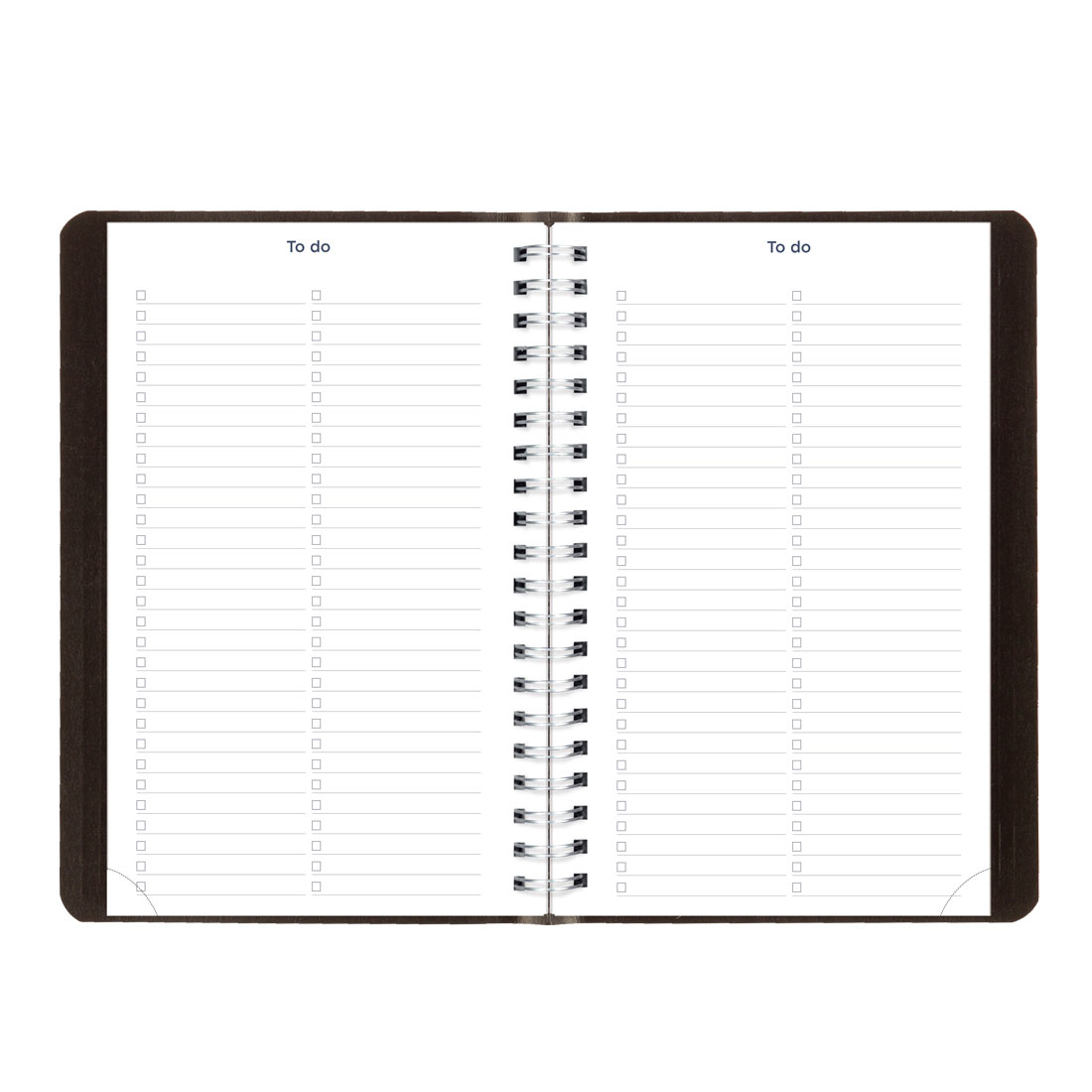 Academic Daily Planner, Classic Black, 2025-2026, Blueline CA201.BLK-26 #color_black