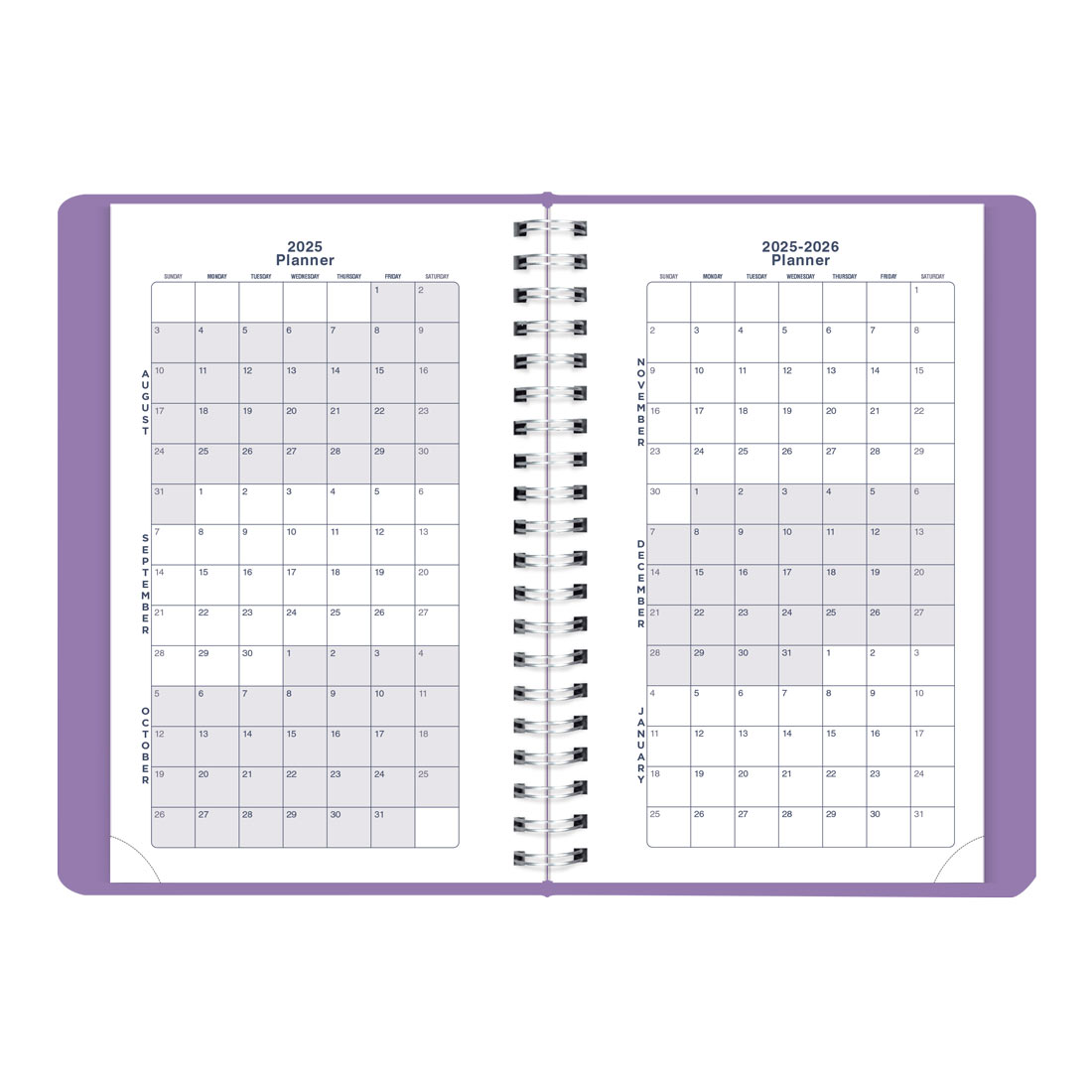 Academic Daily Planner, Fashion, 2025-2026, Blueline CA201F-26 #color_fashion-purple
