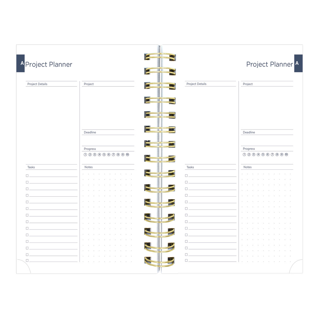 Academic Daily Planner, Blossom, 2025-2026, Blueline CA214PG-26 #color_blossom-white