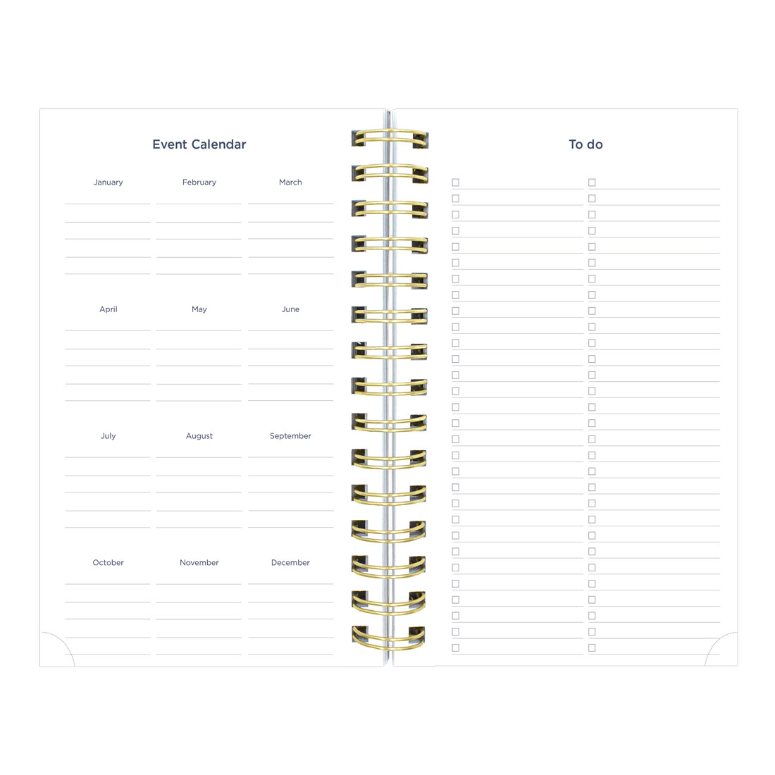 Academic Daily Planner, Blossom, 2025-2026, Blueline CA214PG-26 #color_blossom-white