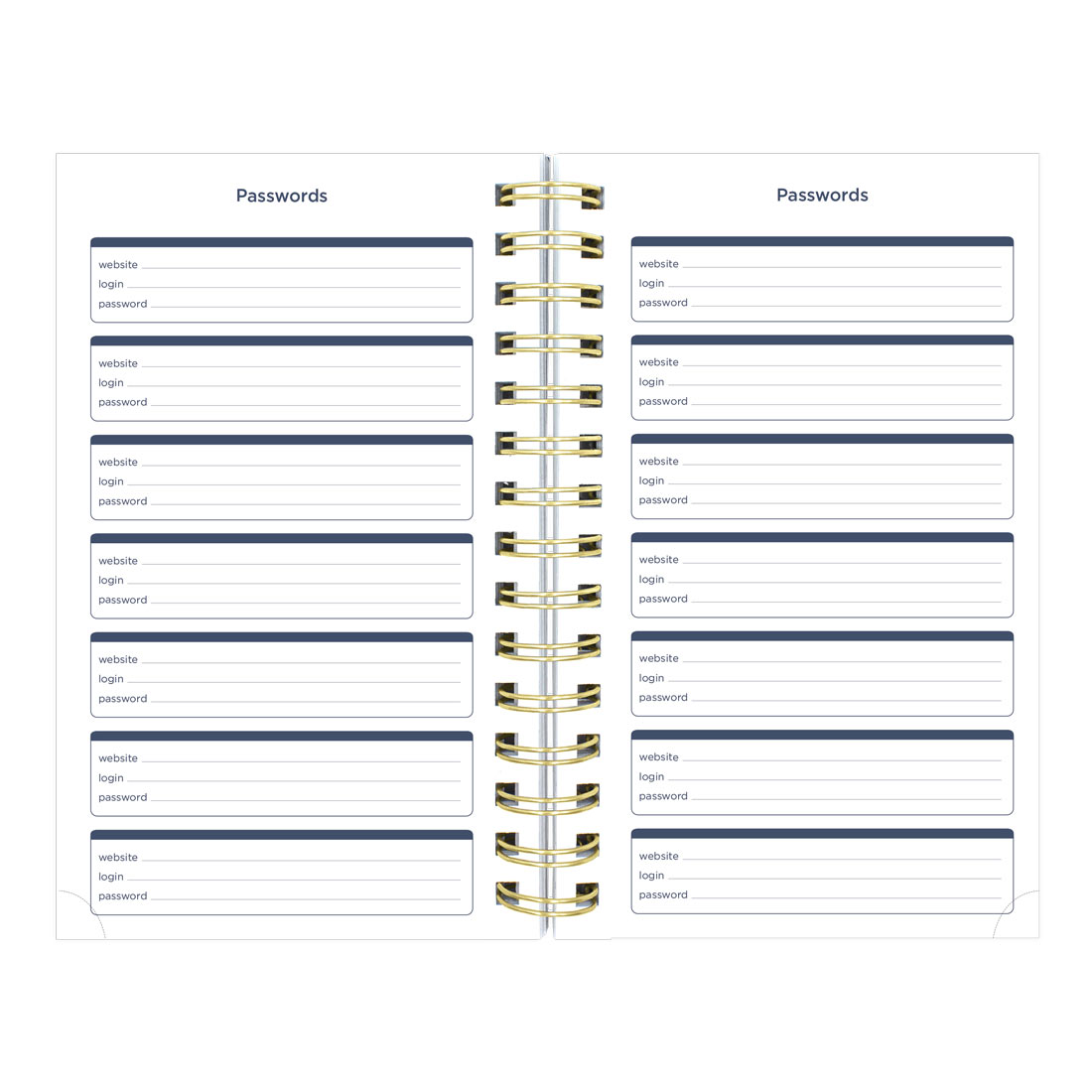 Academic Daily Planner, Blossom, 2025-2026, Blueline CA214PG-26 #color_blossom-white