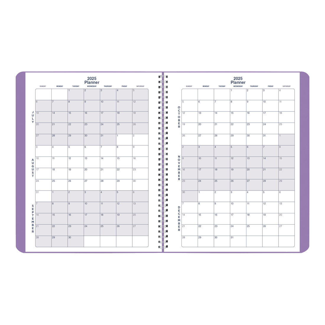 Academic Monthly Planner, Fashion, 2025-2026, Blueline CA701F-26 #color_fashion-purple