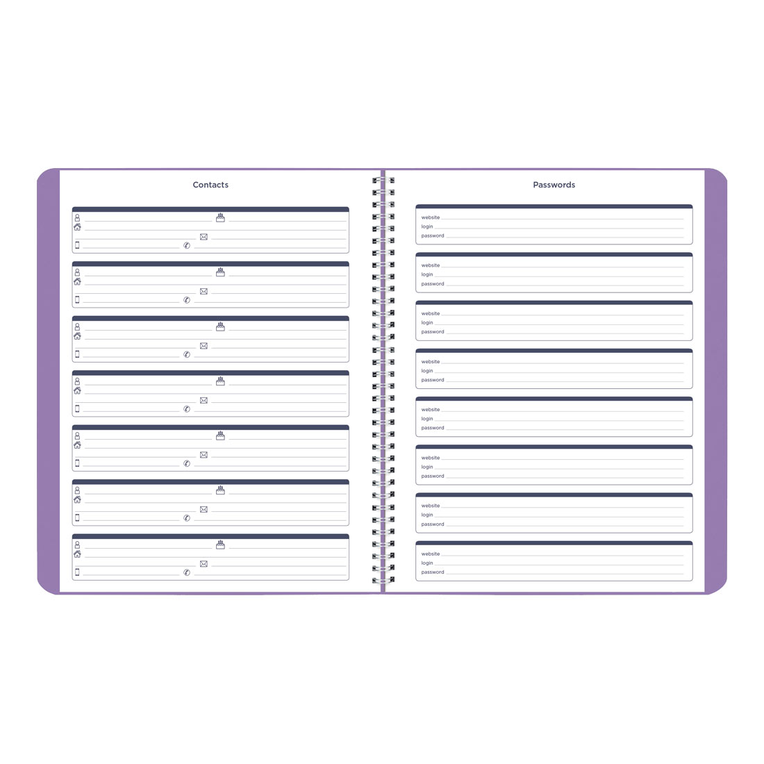 Academic Monthly Planner, Fashion, 2025-2026, Blueline CA701F-26 #color_fashion-purple