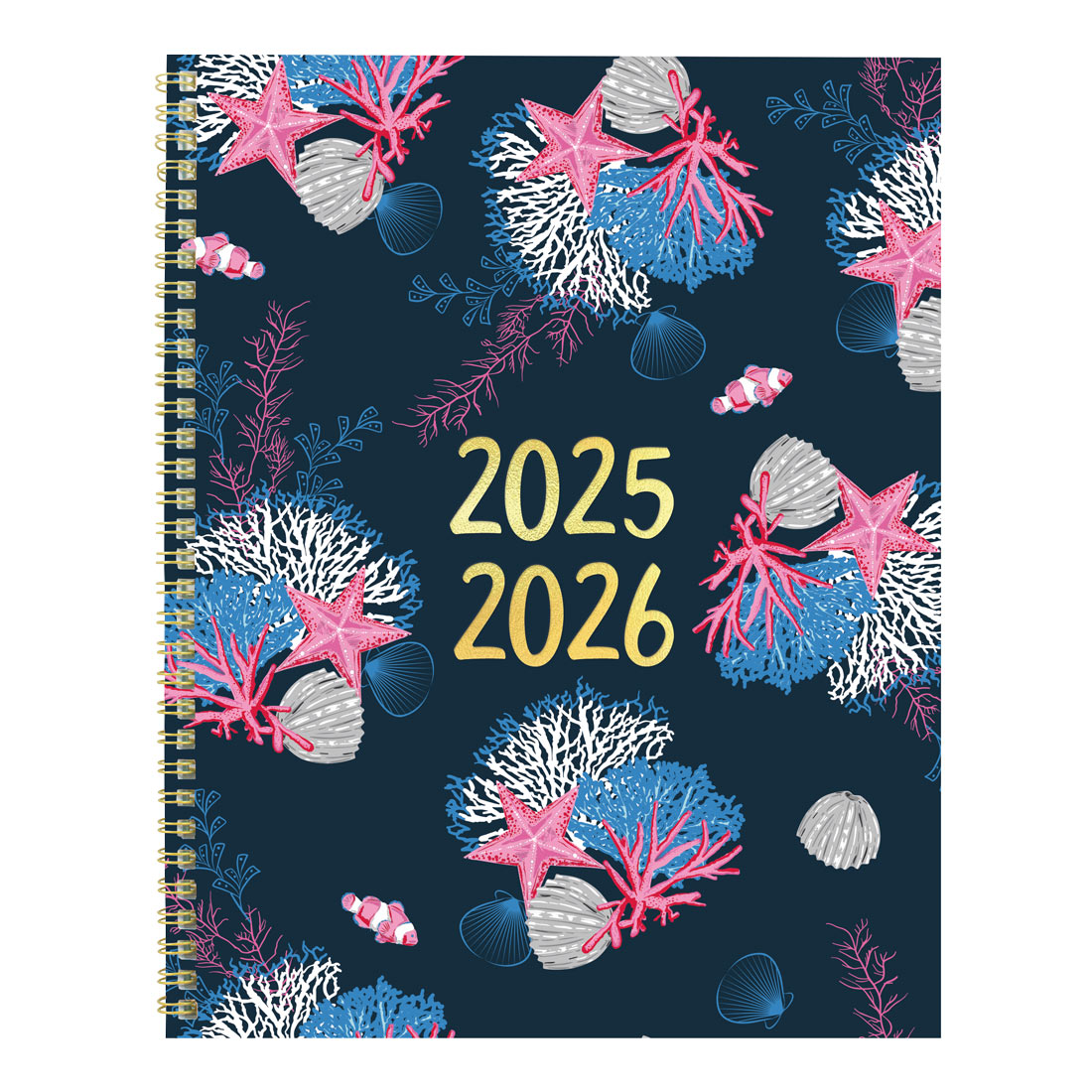 Academic Monthly Planner, Under the Sea, 2025-2026, Blueline CA714PH-26 #color_starfish
