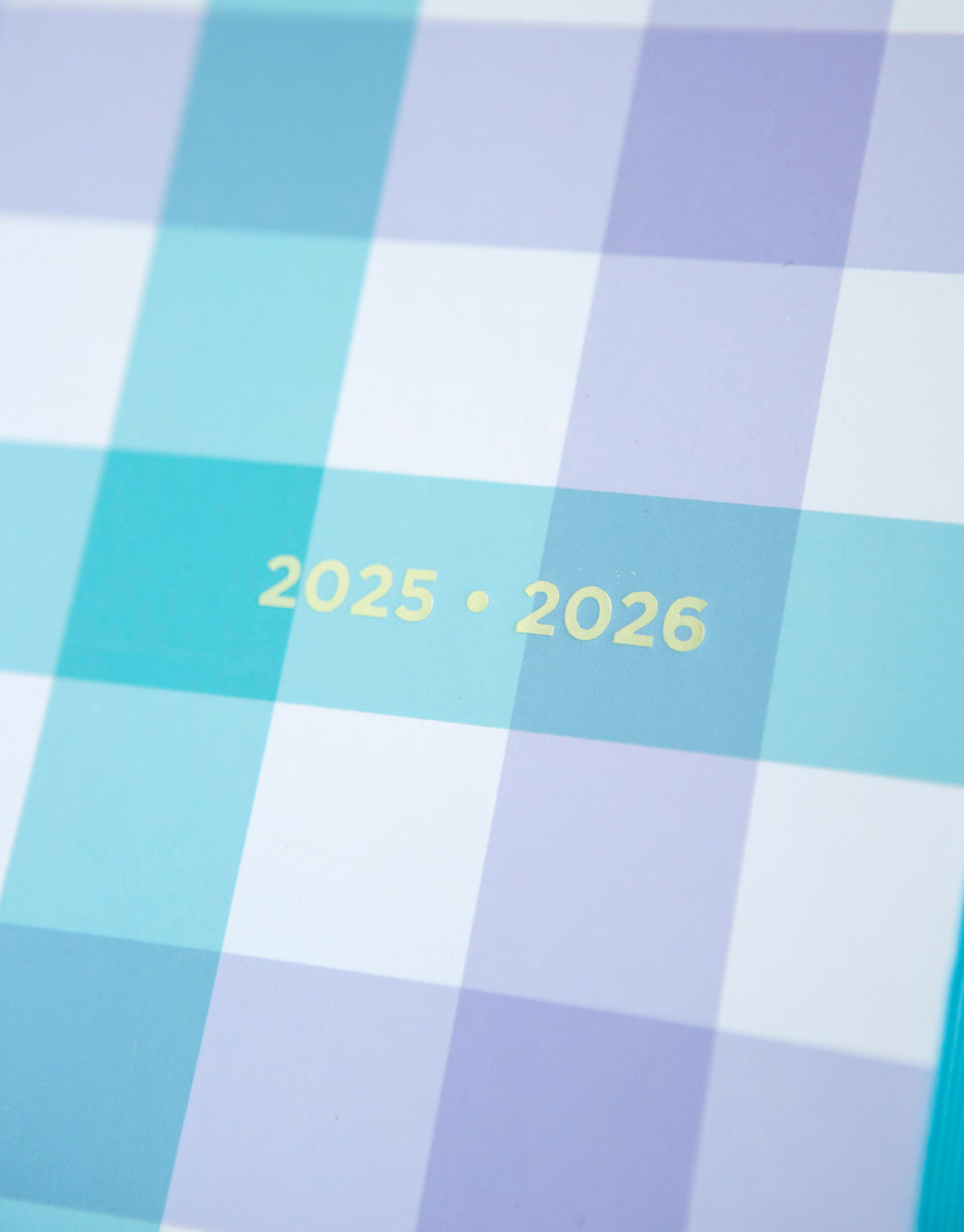 Letts Gingham Planners 2025-2026 - #color_aqua