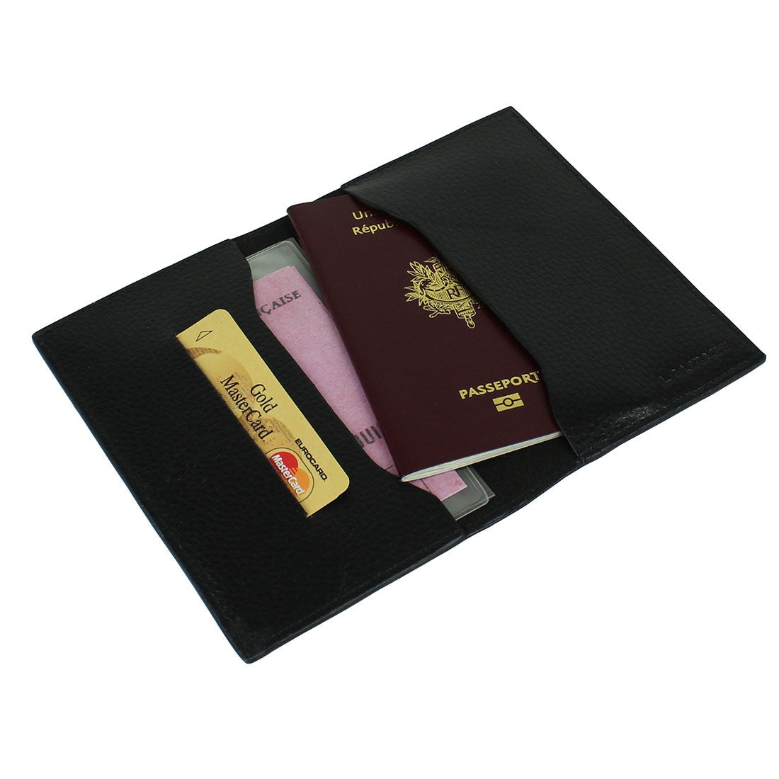 Passport/Document Holder - Black#color_black