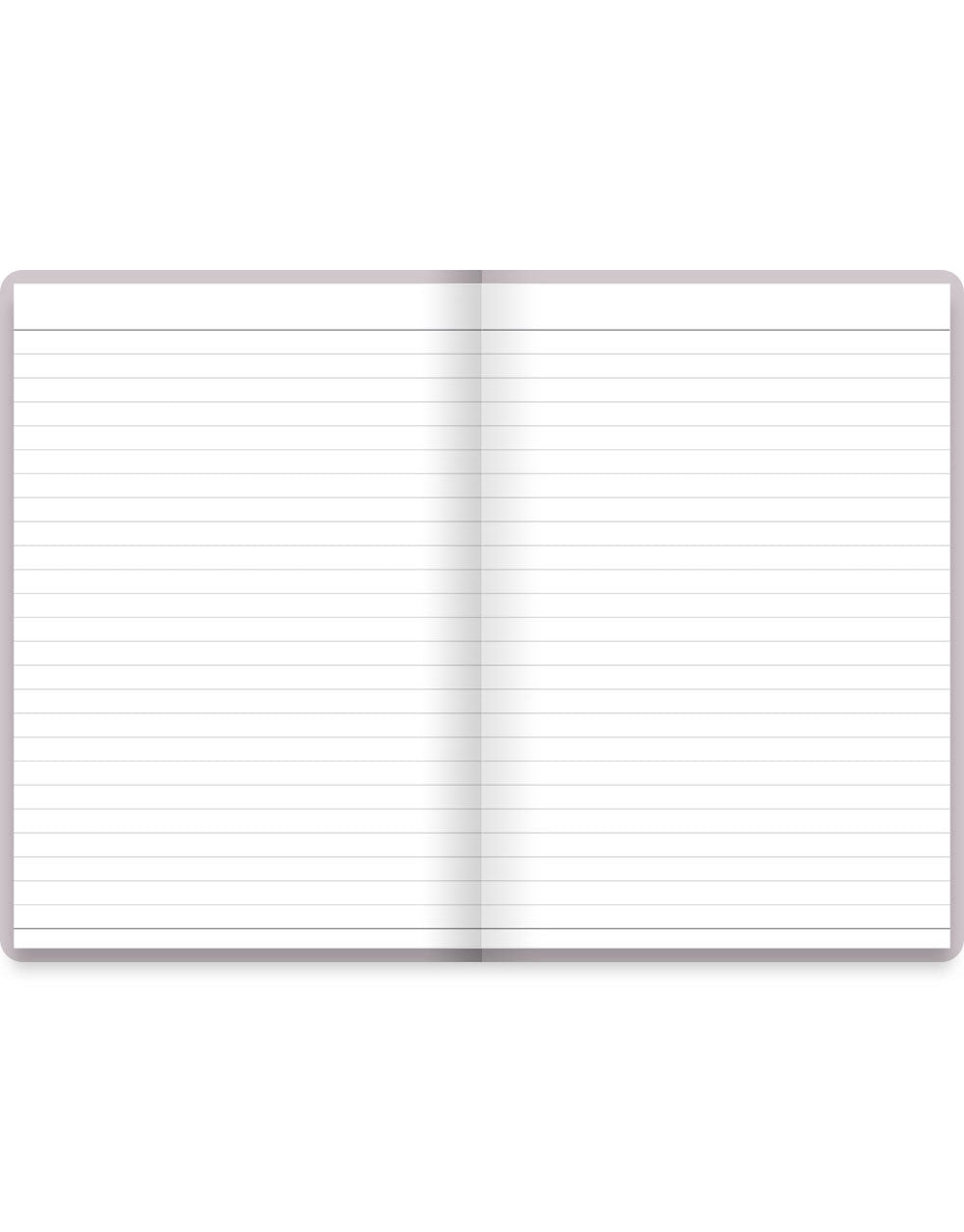 Pastel A5 Ruled Notebook Stone#color_stone