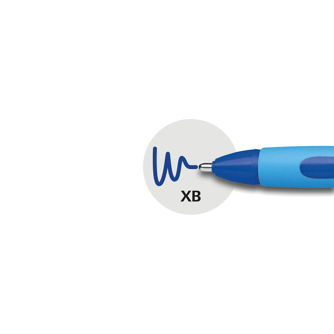 Memo Ballpoint Pen XB, Box of 10#ink-color_blue