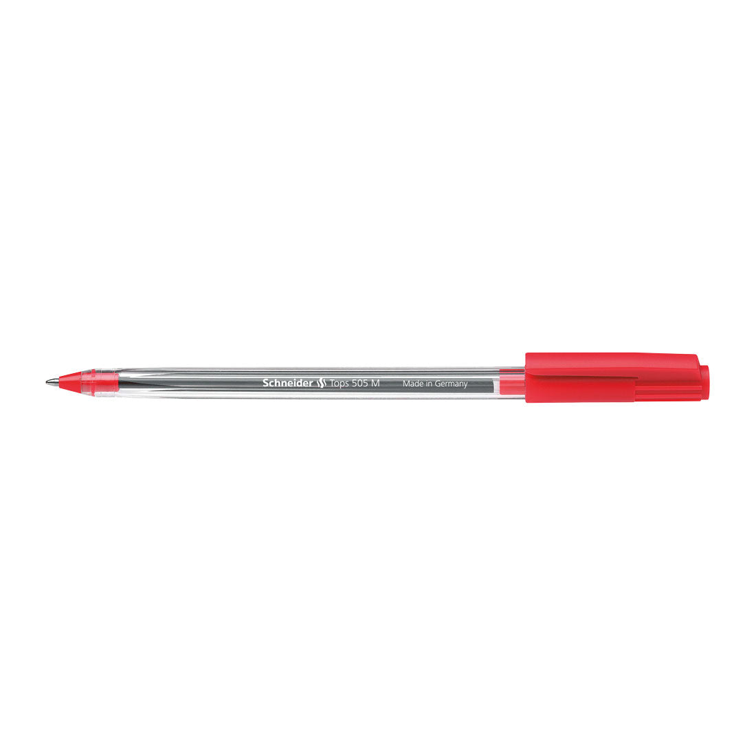 Tops 505 Ballpoint Pens M, Box of 10 units#ink-color_red