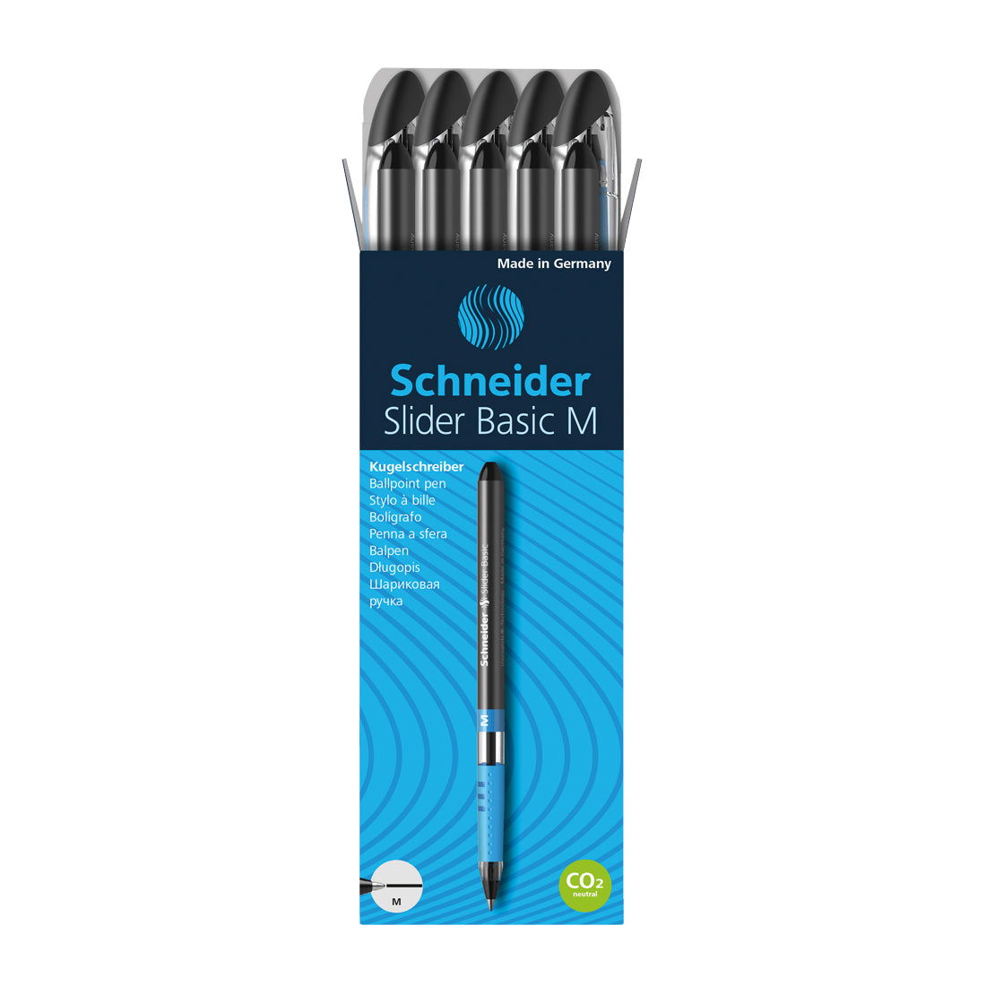 Slider BASIC Ballpoint Pens M, Box of 10#ink-color_black