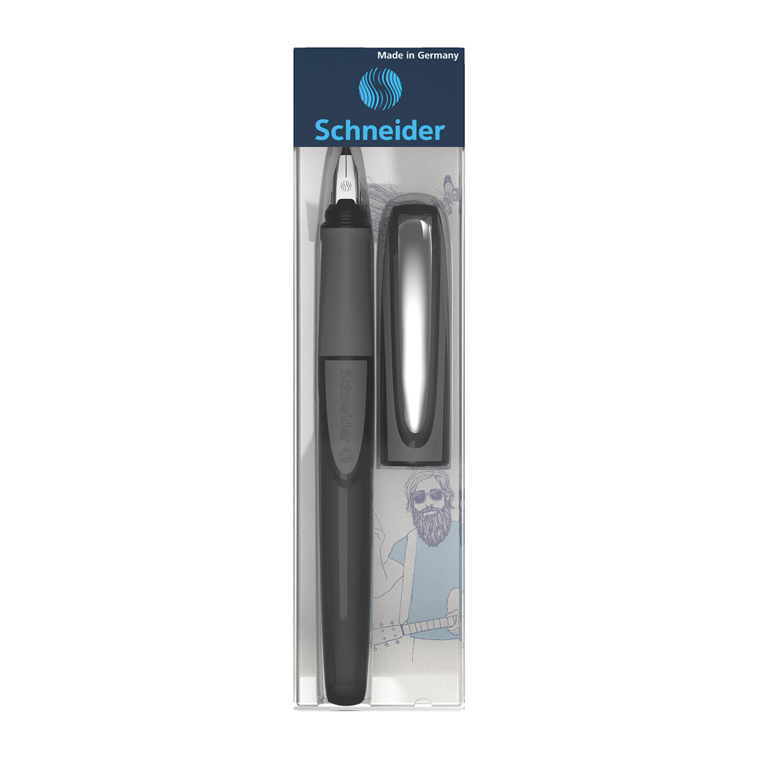 Ray Fountain Pen M - Onyx