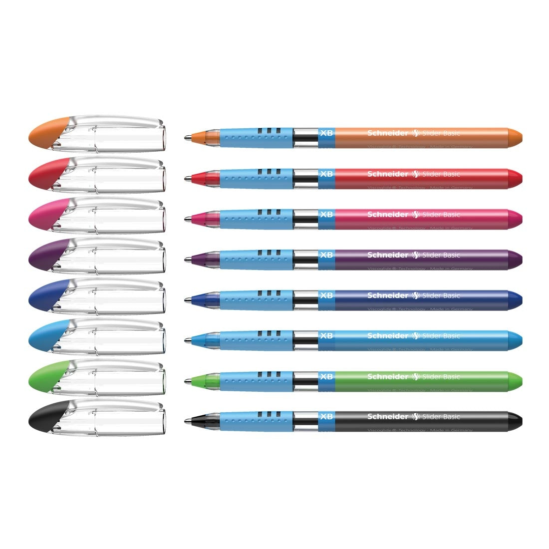 BASIC Ballpoint Pen XB, Wallet 8 pieces - Assorted