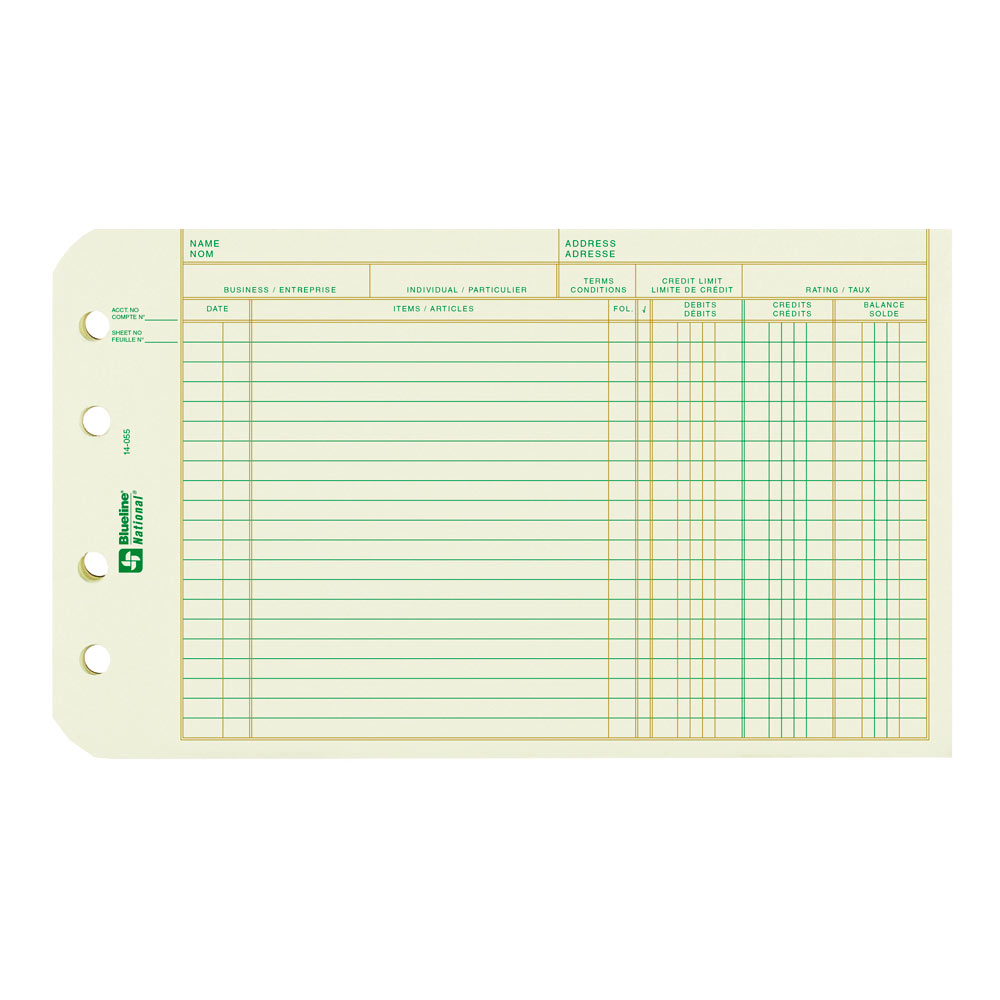 Ledger Filler Sheets 14055