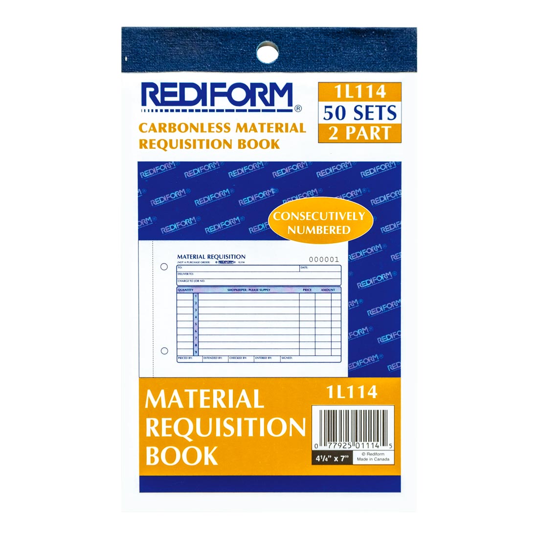 Material Requisition Book 1L114