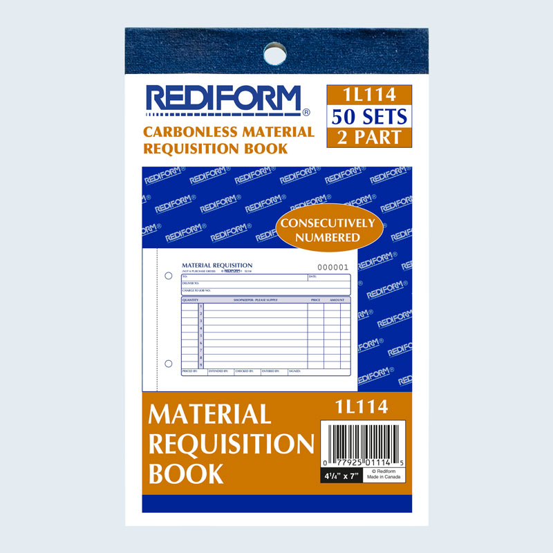Material Requisition Book 1L114