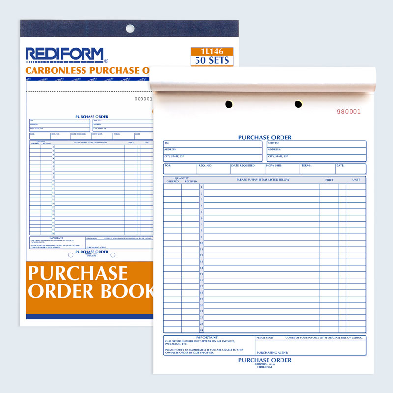 Purchase Order Book 1L146