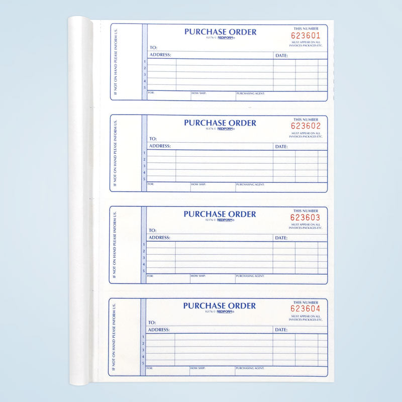 Purchase Order Book 1L176