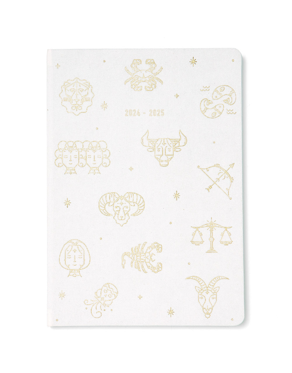 Zodiac A5 Week to View Planner 2024-2025 - Multilanguage#color_ivory