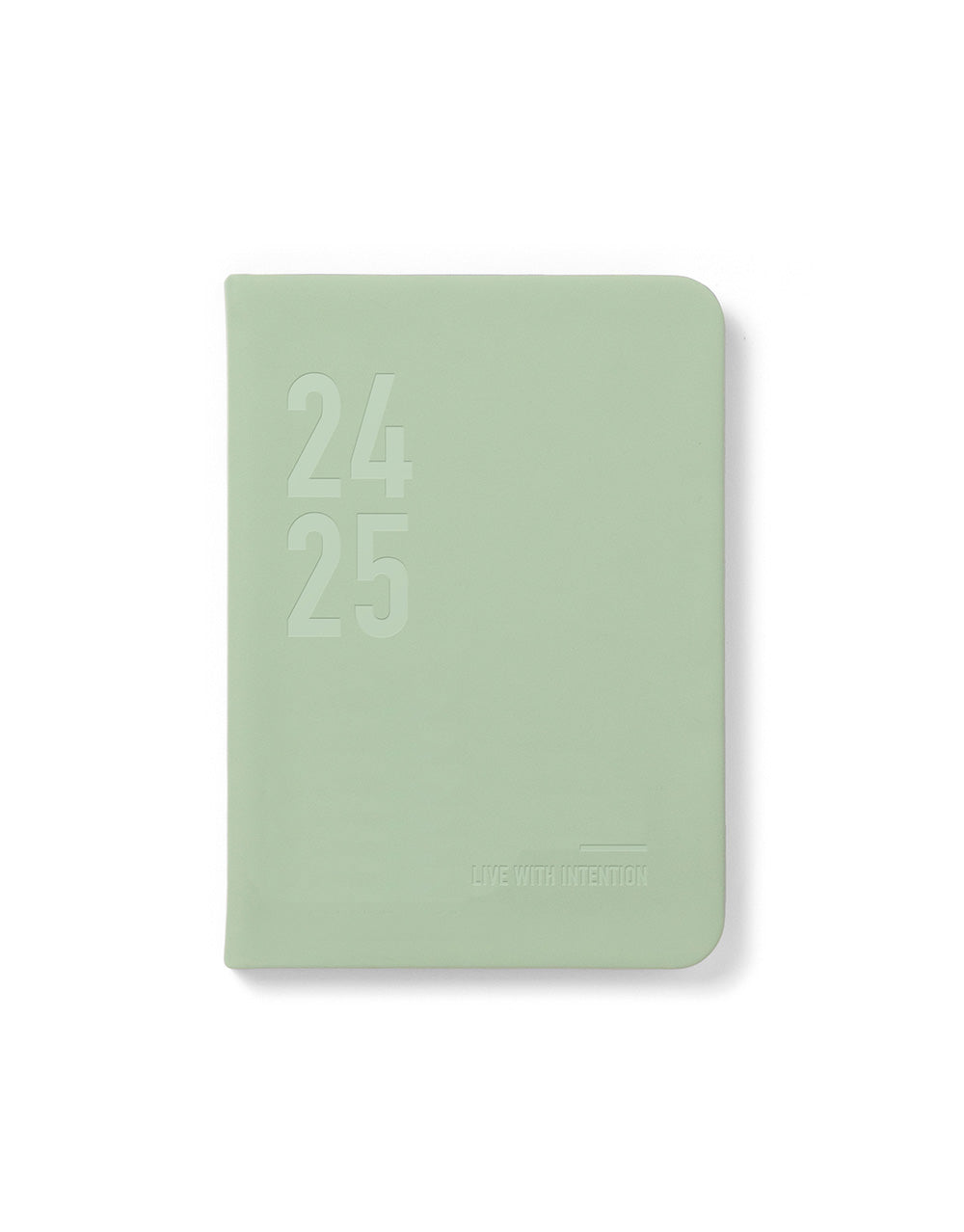 Conscious A6 Day to a Page Planner with Appointments 2024-2025 - Multilanguage#color_conscious-sage