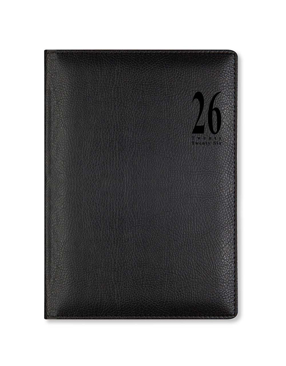 Letts of London Milano A5 Week to View Planner 2026 - Multilanguage Black 26-080569 #colour_black