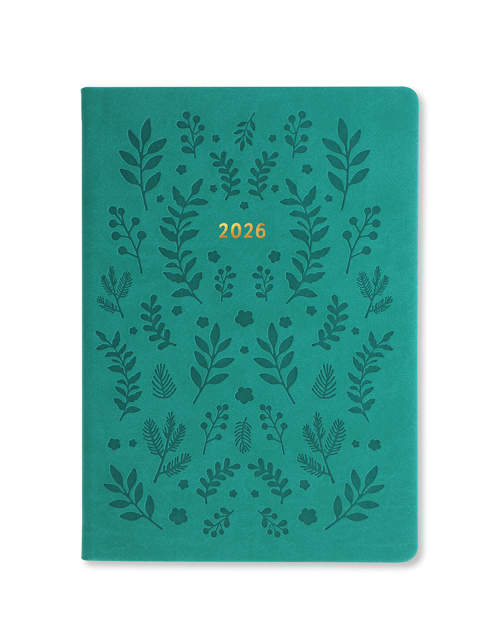 Letts of London Woodland A5 Week to View Planner 2026 - Multilanguage Green 26-082161 #color_woodland-green