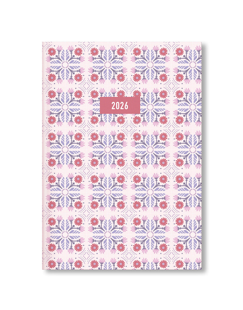 Letts of London Morocco A5 Week to View Planner 2026 - Multilanguage Pink 26-082494 #color_morocco-pink