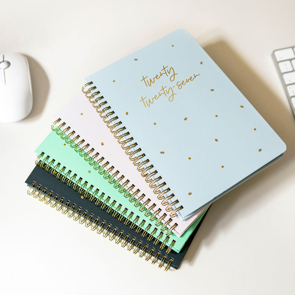 Letts A5 Weekly Planner, Celebrate, 2027 Rose 27-082185#color_celebrate-rose